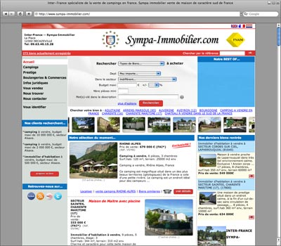 website Sympa Immobilier